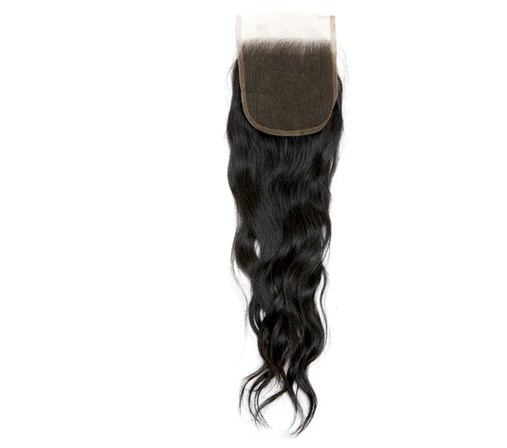 RAW NATURAL WAVY 5" BY 5" HD CLOSURE image 1