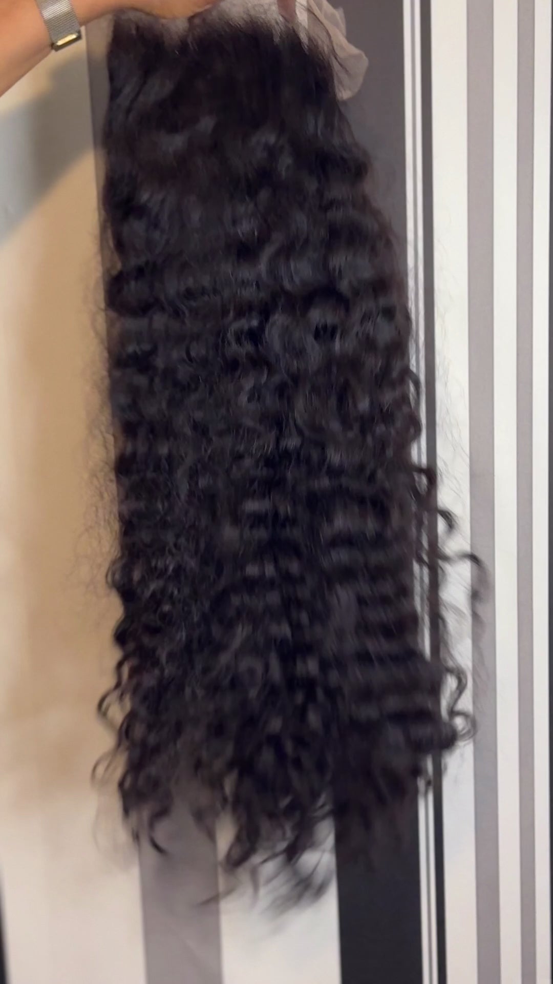 RAW WAVY/CURLY 13" BY 6" HD FRONTAL WIG